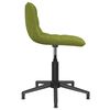 vidaXL Silla de comedor giratoria de terciopelo verde claro
