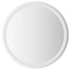 vidaXL Espejo de ba&ntilde;o LED Transparente &Oslash; 60 cm vidrio templado