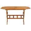 vidaXL Set de comedor de jard&iacute;n 7 piezas madera maciza de acacia