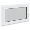 vidaXL Ventana de s&oacute;tano RISOR 100 x 70 cm PVC y vidrio Blanco