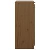vidaXL Aparador madera maciza de pino marrón miel 60x36x84 cm