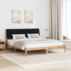vidaXL Estructura de cama Marr&oacute;n 180 x 200 cm Madera de pino macizo