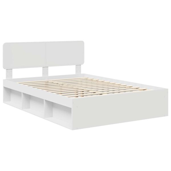vidaXL Estructura de cama 140 x 200 cm Madera de pino macizo