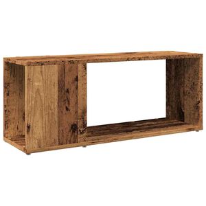 vidaXL Mueble de TV madera de ingenier&iacute;a envejecida 80x24x32 cm