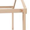 vidaXL Cama alta con techo madera maciza de pino 80x200 cm