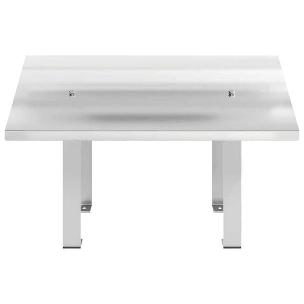 vidaXL Campana de Chimenea Plateado 50 x 50 x 37 cm Acero inoxidable