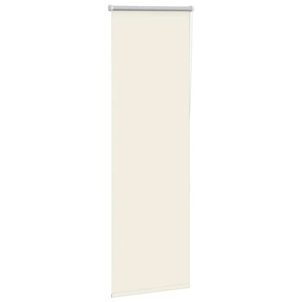 vidaXL Estor Enrollable Opaco Blanco Roto 45x150cm Tela Ancho 40,7cm