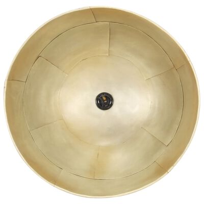 vidaXL Lámpara colgante vintage redonda 25 W latón 41 cm E27