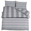 vidaXL Juego de funda n&oacute;rdica gris claro 200x200 cm algod&oacute;n