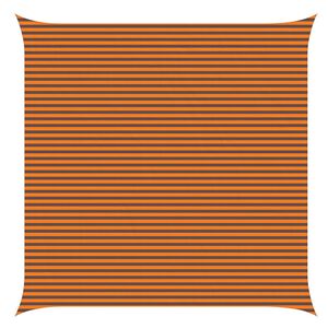 vidaXL Toldo Vela de Sombra Naranja y Marr&oacute;n 6 x 6 m
