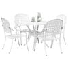 vidaXL Conjunto de Comedor de Jard&iacute;n 5 pcs Aluminio