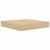 vidaXL Coj&iacute;n para sof&aacute; de exterior 3 pcs Beige Poli&eacute;ster