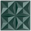 vidaXL Paneles de pared 48 pcs Verde Origami 50 x 50 cm Espuma XPS