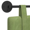 vidaXL Cabecera Colgante Verde claro 210 x 55 x 5 cm Terciopelo