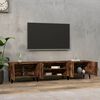vidaXL Mueble para TV madera contrachapada roble ahumado 180x31,5x40cm