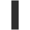 vidaXL Armario de madera de ingenier&iacute;a negro 80x50x200 cm