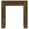 vidaXL Mesa comedor madera contrachapada roble ahumado 140x74,5x76 cm