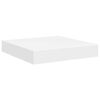 vidaXL Estante flotante de pared MDF blanco 23x23,5x3,8 cm