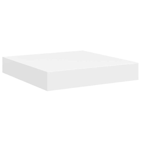 vidaXL Estante flotante de pared MDF blanco 23x23,5x3,8 cm