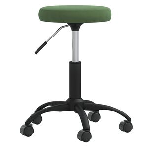 vidaXL Silla de comedor de terciopelo verde oscuro
