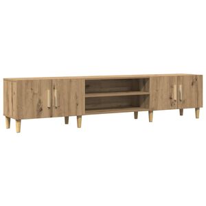 vidaXL Mueble de TV madera de ingenier&iacute;a roble artisan 180x31,5x40 cm