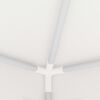 vidaXL Carpa para celebraciones con 4 paredes de malla blanco 4x6 m
