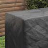 vidaXL Funda para muebles de exterior Negro 130 x 80 x 70 cm 600D