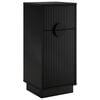 vidaXL Aparador VENRAY Negro 35 x 33 x 77,5 cm Madera de ingenier&iacute;a