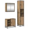 vidaXL Juego de muebles de ba&ntilde;o 3 uds. Roble artisan 65 x 33 x 60 cm