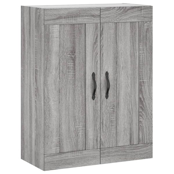vidaXL Armario de pared madera ingenier&iacute;a gris Sonoma 69,5x34x90 cm