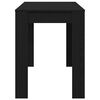 vidaXL Mesa de comedor de madera ingenier&iacute;a roble negro 120x60x76 cm