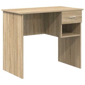 vidaXL Escritorio Roble Sonoma 90 x 49 x 75 cm Madera de ingenier&iacute;a
