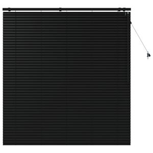 vidaXL Persiana veneciana Negro 160 x 160 cm 35 mm