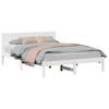 vidaXL Estructura de cama 140 x 200 cm Madera maciza de Pino