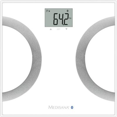 Medisana Báscula con análisis corporal BS 445 180kg blanca 40441