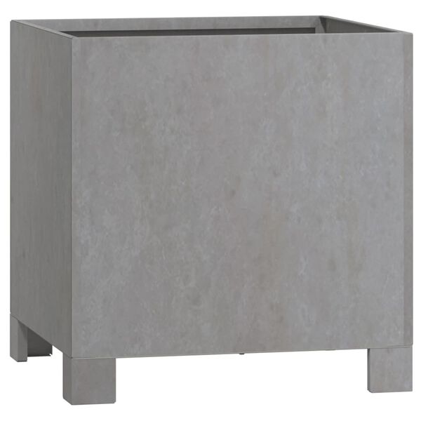 vidaXL Jardinera con patas acero corten oxidado 30x30x30 cm