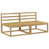 vidaXL Sof&aacute; intermedio de exterior Blanco 158 x 83 x 73 cm