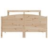 vidaXL Estructura de cama sin colch&oacute;n madera maciza de pino 160x200 cm