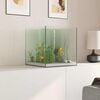 vidaXL Acuario con almacenamiento Transparente 30 x 30 x 30 cm Cristal