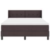 vidaXL Cama tipo Box Spring Marr&oacute;n Oscuro 200 x 160 cm Poli&eacute;ster