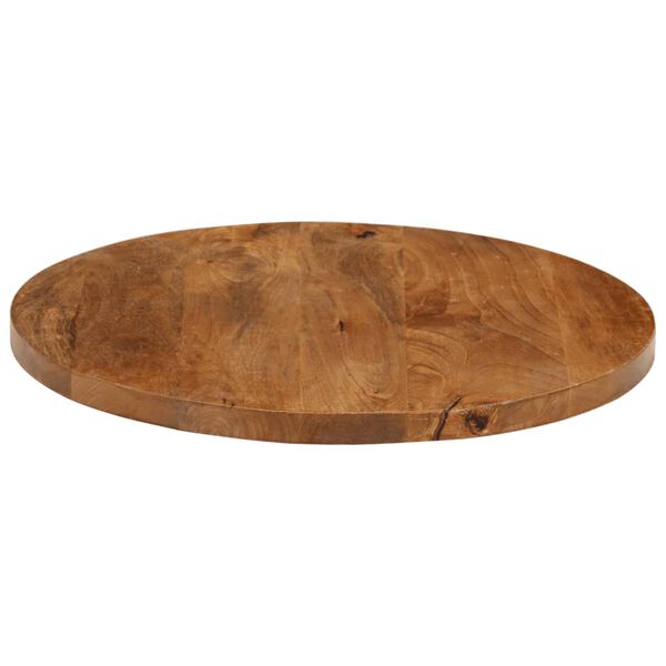 vidaXL Tablero de mesa redondo madera maciza de mango Ø 50x3,8 cm