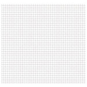 vidaXL Panel de malla alambre rizado acero inox. 100x85 cm 31x31x3 mm