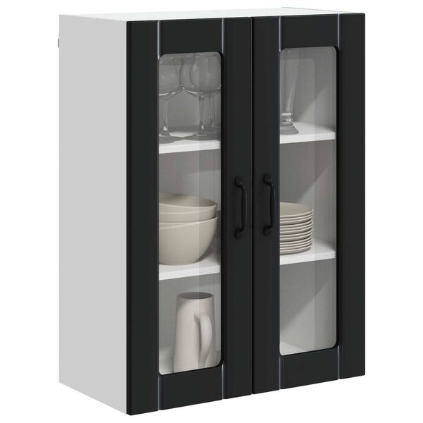 vidaXL Mueble de Cocina Negro 60 x 31 x 80 cm Madera de ingenier&iacute;a