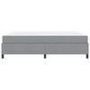 vidaXL Cama tipo Box Spring Gris Claro 180 x 200 cm tela