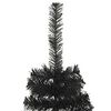 vidaXL &Aacute;rbol de Navidad con 300 LED con soporte Negro 180 cm PVC