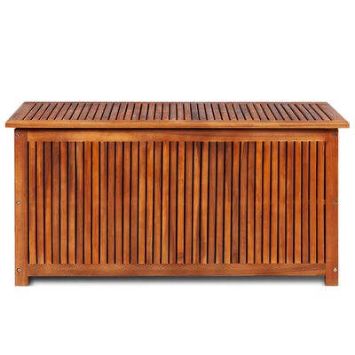 vidaXL Caja de almacenaje de jardín 117x50x58 cm madera maciza acacia