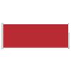 vidaXL Toldo lateral retráctil de jardín rojo 180x500 cm