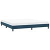 vidaXL Estructura de cama sin colch&oacute;n terciopelo azul oscuro 180x210cm