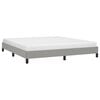 vidaXL Cama sin colchón tela gris claro 180x200 cm