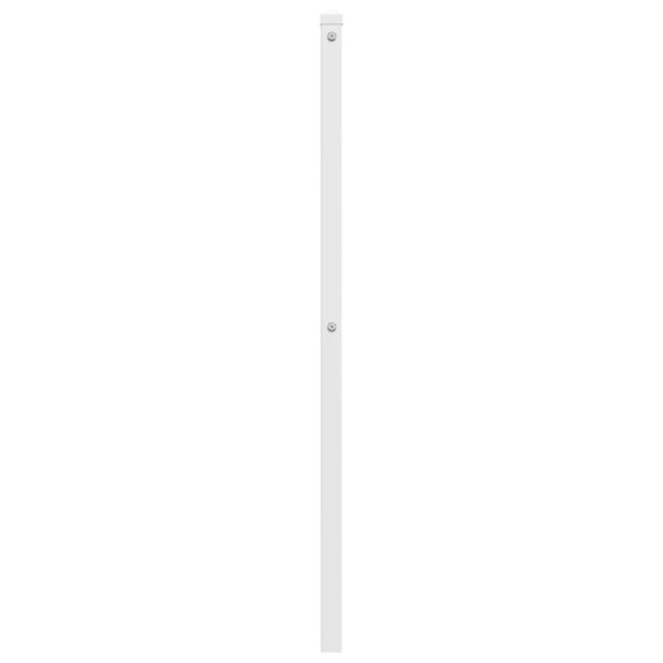 vidaXL Cabecero de repuesto de metal blanco 160 cm
